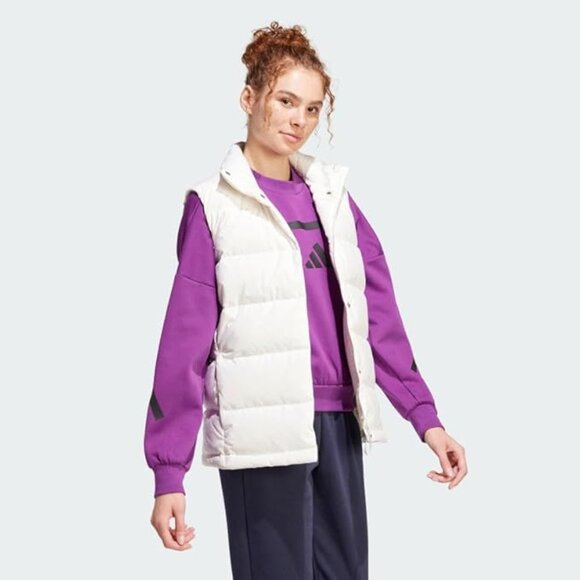 NWT Adidas Helionix White Puffer Down/Feather Vest XL - Picture 1 of 16